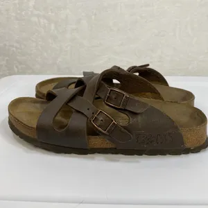 Birki's Birkenstock‎ Sandals 37 US L6 Narrow Mocha Calais Two Strap Sandals thumbnail 10
