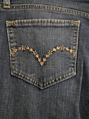 Levi's Dark Indigo Straight Leg Jeans - Women's thumbnail 10