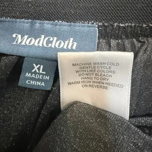 ModCloth XL floral velvet pleated midi swing skirt SK2 3642 thumbnail 5