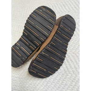 Skechers Signalize Womens 7 Brown‎ Tan Leather And Suede Sneakers Shoes Retro thumbnail 6