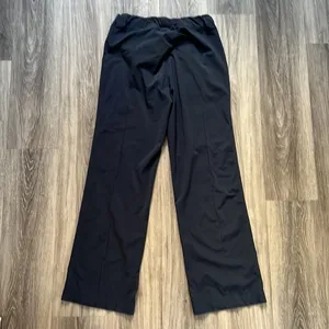 Navy High Rise Straight Leg Pants 10 thumbnail 2