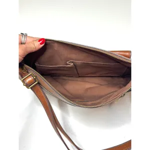 Fossil Medium Kinley Brown Leather Crossbody Purse thumbnail 8