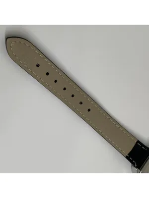 silver tone iced dial rhinestones women watch 27mm quartz black leather running thumbnail 8