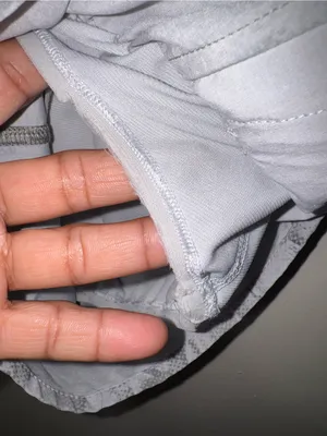 LULULEMON Light Gray Patterned Women's Athletic Shorts thumbnail 4