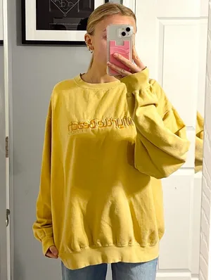 Myrtle Beach South Carolina Yellow Vintage Crewneck thumbnail 1
