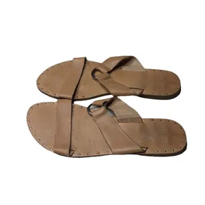 Franco Sarto Leather H-Style Slide Sandals Cognac Tan Women’s Size 9 thumbnail 3