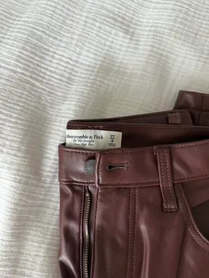 Abercrombie Ultra High-Rise Leather Pants thumbnail 2