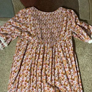 Piper & Scoot Exclusive Cottagecore‎ Floral Smocked Dress Fringe XL PSD3518C thumbnail 8