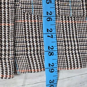 Miou Muse Plaid Blazer‎ Women's Size M Double Breasted Longline Oversized Jacket thumbnail 9