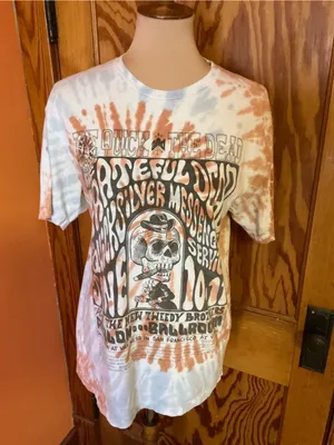 Grateful Dead Quick The Dead Tie Dye Graphic T Shirt Life Clothing Co Large thumbnail 6
