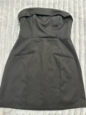 Strapless Black Women's Dress thumbnail 1