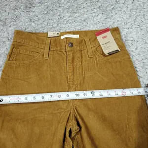 Levi's 94 Baggy Corduroy Brown Straight Leg Loose Pants Y2K 90s Size 26 x 31 thumbnail 9