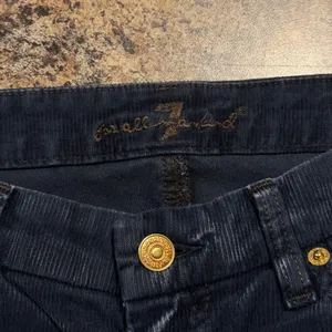 7 For All Mankind Bootcut Corduroy Pants A Pocket Low Rise Navy Minimalist 29 thumbnail 3