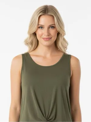 Lulus small olive green top thumbnail 1
