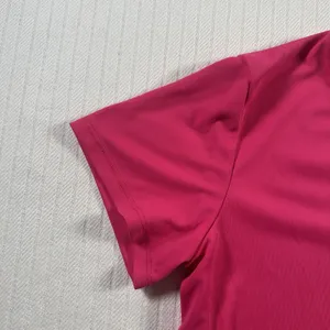 WOMEN'S PINK ACTIVEWEAR SHIRT Size Small V-Neck Open Split Back Workout Top Gym thumbnail 3