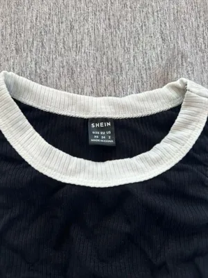 Ribbed Black White Tank Top Size XS thumbnail 2