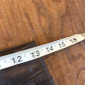Old Navy high rise bootcut brown faux leather pants 0 thumbnail 8