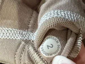 Lululemon Ribbed Nulu Asymmetrical Yoga Bra Size 2 thumbnail 3