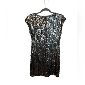 Pappilon Blanc Silver Sequin Mini Dress thumbnail 2