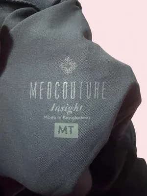 Med Couture Black Women's Track Joggers with Branded Drawstring thumbnail 3