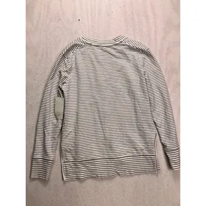 Daily‎ Ritual Sweatshirt Women S White Black Striped UPF 50+ Moisture Wicking thumbnail 10