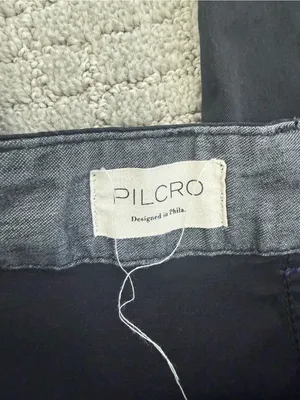 Pilcro Anthropologie Black Straight Leg Utility Pants Size 32 thumbnail 4