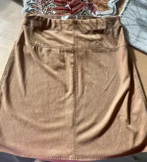 Max Studio Vintage Suede Skirt thumbnail 1