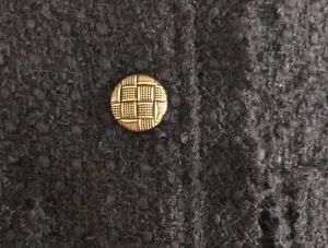 Black Tweed Cropped Jacket Blazer S thumbnail 7