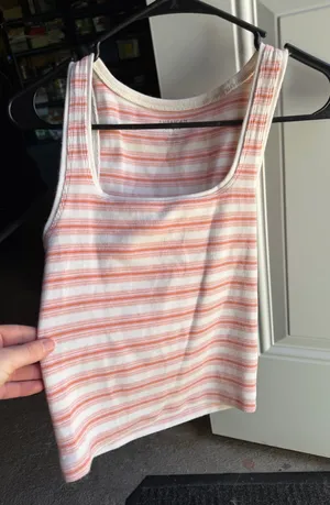 American Eagle Striped Tank Top thumbnail 1