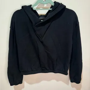 Alala Off Duty Cropped Hoodie Sz‎ Small Black thumbnail 3