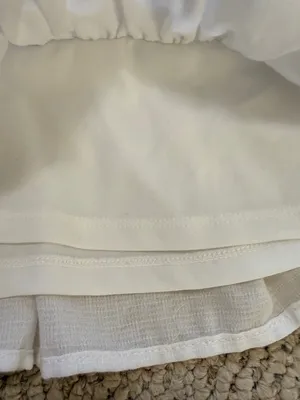 Altar’d State White Wrap Romper Dress Ruffle Tie Waist Cottagecore Bridal Medium thumbnail 6