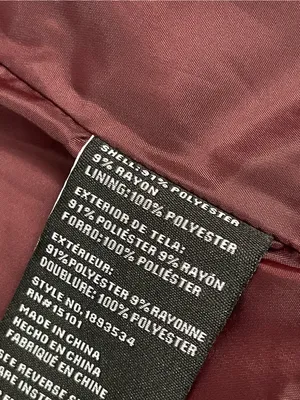 Vince Camuto Tailored Full Zip Snap Closure Pea Coat - Burgundy thumbnail 8