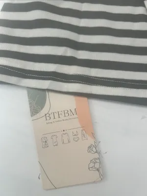Women’s Striped Long-Sleeve Tee - Black & White thumbnail 9