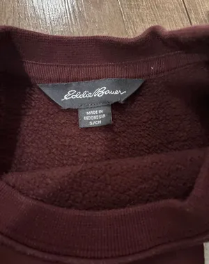 Maroon Eddie Bauer Sweatshirt thumbnail 2