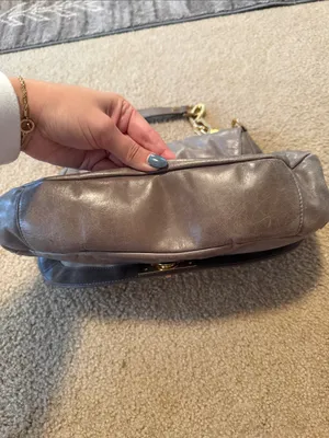 Tory Burch Gray Hobo Shoulder Bag thumbnail 7