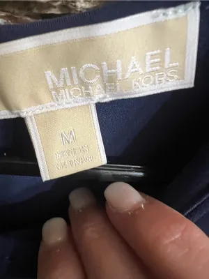 Michael Kors Navy Blue midi‎ Dress thumbnail 4
