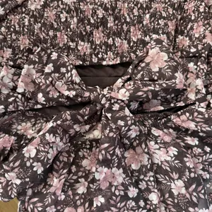 Francescas Brown Pink Floral Tie Back Balloon Sleeve Top Size‎ Small NWT $46 thumbnail 8