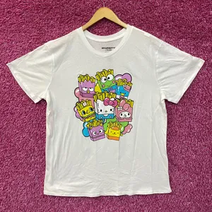 Sanrio Hello Kitty & Friends French Fry Character Boxes T-Shirt 2XL thumbnail 1