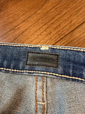 MOTHER The Tomcat Ankle Fray Distressed Jeans Size 32 Globe Trotter - C73-019 thumbnail 3