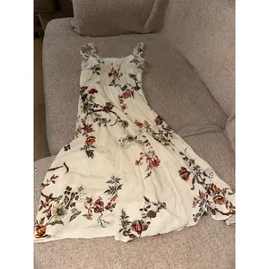 Here comes the sun tan floral dress thumbnail 6