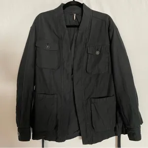 Free People In our Nature Belted Cargo Jacket BohoMinimalist‎ Contemporary thumbnail 2