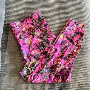 Lululemon Leggings 18 Fast Free High Rise Running Tight 24" Yoga Activewear Pink thumbnail 1