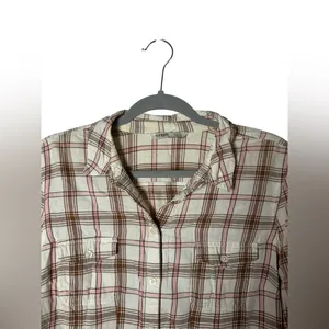 Old Navy Women's‎ Plaid Flannel Shirt - Size Large thumbnail 5