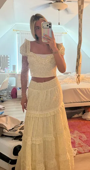 yellow floral set thumbnail 1