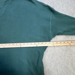 Free People Top Bundle Women S Early Night Waffle Knit Green Boho Oversized thumbnail 9