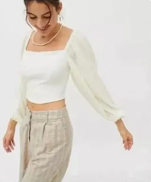 Urban Outfitters Balloon Sleeve Top thumbnail 2