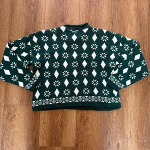 VTG‎ 90s Sweetbriar USA Snowflake Ugly Christmas Knit Sweater Womens Large Bell thumbnail 8