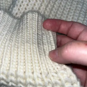 Apiece‎ Apart Cream Crewneck Wool Sweater APPROX. Size LARGE No Size Tag *FLAWED thumbnail 10