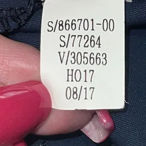 Athleta Women Size M Stellar En Route Scuba Dress Blue & Black Sleeveless 866701 thumbnail 11