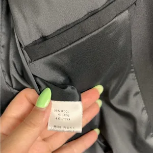 Theory Black Wool Tailored Blazer 6 Classic Career Jacket thumbnail 4